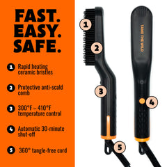 Tame The Wild heat protectant spray shields hair during styling