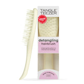 Tangle Teezer Extra Gentle Detangler Brush closeup shows wider teeth for gentle detangling