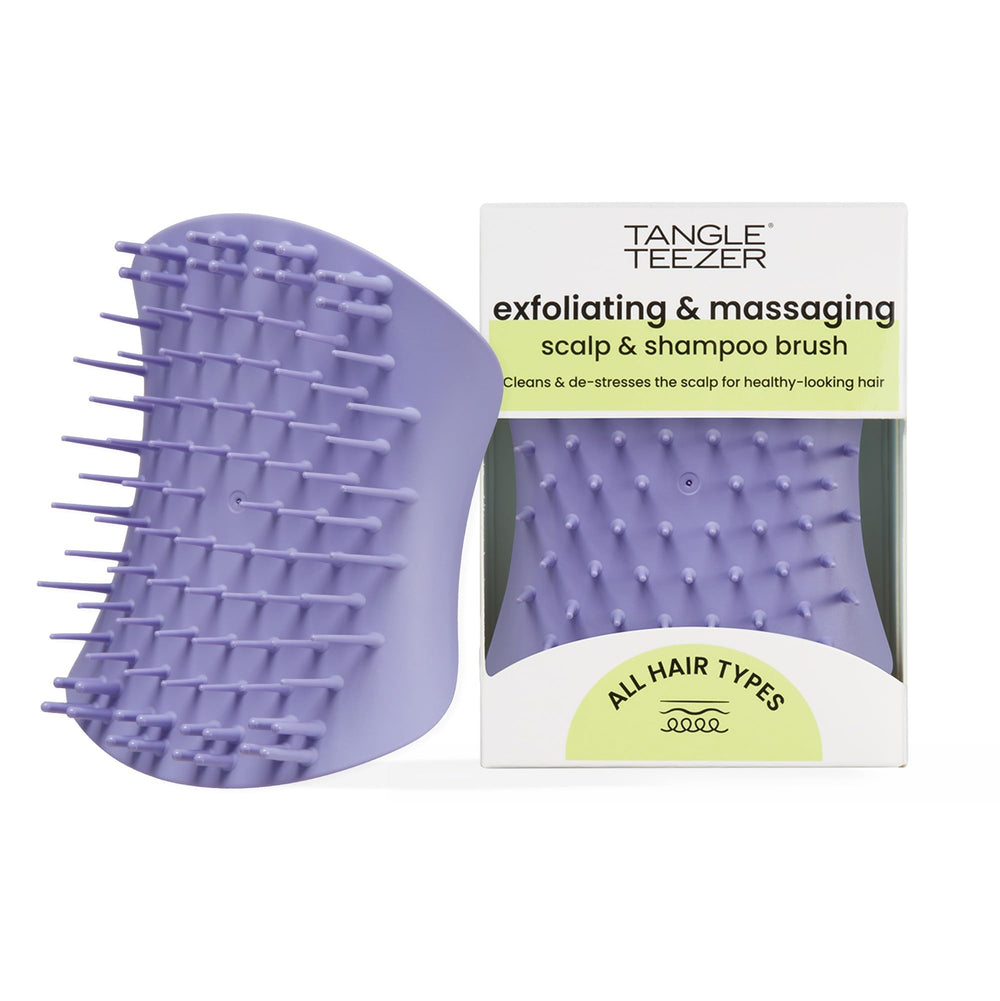 Tangle Teezer Scalp & Shampoo Brush Lavender Lite Purple for deep exfoliation and scalp refreshment