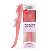 Tangle Teezer Ultimate Detangler close-up shows two-tier teeth for easier detangling and reduced breakage.
