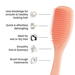 Tangle Teezer Ultimate Detangler knots-elimination highlights painless knot removal