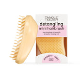 Tangle Teezer Original Detangler Buttercup Yellow front view for travel-friendly detangling.