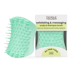 Tangle Teezer Scalp & Shampoo Hairbrush Mint exfoliate and massage the scalp.