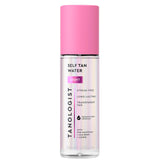 Tanologist Light Self Tan Water bottle pour shows mess-free application.