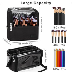 TANTO large-capacity bag holds many brushes and cosmetics.