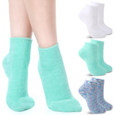 Tarpop Aloe Socks white pair with gel-infused moisture for smoother feet.