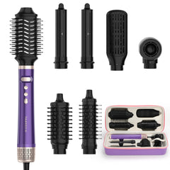 Tasneem 7-in-1 hot air styler front view for salon-like results at home