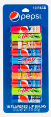 Taste Beauty Pepsi lip balm application shot showing smooth glide and conditioning feel.