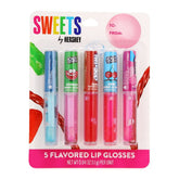 Taste Beauty Sweets by Hershey lip gloss pack collection showing five flavors for playful selfies