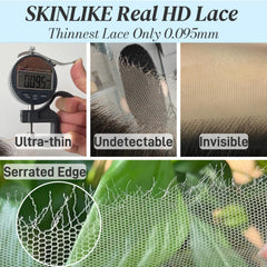 TATAYOOBOBO skinlike HD lace coverage for undetectable finish.