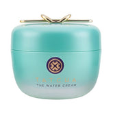 TATCHA Jumbo Water Cream jar close-up showing smooth oil-free hydration
