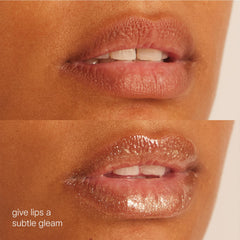 TATCHA Kissu Gold Leaf Lip Mask jelly texture looks luxurious and smoothing.