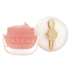 Tatcha Kissu Lip Mask overnight jar highlights deep hydration for soft, nourished lips.