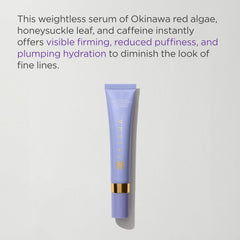 Tatcha Luminous Deep Hydration Eye Serum cooling ceramic applicator for under-eye relief