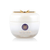 TATCHA Silk Cream bottle closeup showing weightless hydration for soft skin.