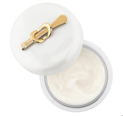 TATCHA Silk Cream texture swirl highlights silk-like finish and quick absorption.