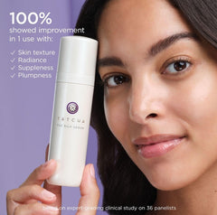 TATCHA Silk Serum cranberry extract ingredient highlight for antioxidant-supportive daily care.