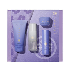 TATCHA Starter Ritual Set packaging on a clean surface, ideal for gifting and home spa routines.
