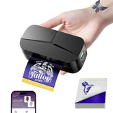 TATTMUSE TP32 mini portable printer close-up showing on-the-go pattern printing