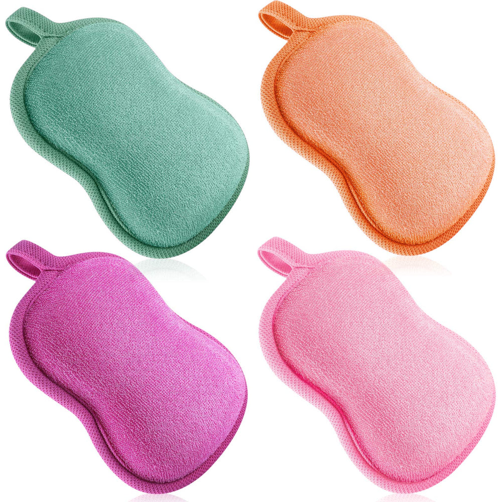 Tatuo 4pc baby bath sponge pack offers gentle foaming baths