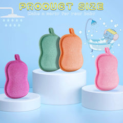 Tatuo bath sponge in four colors adds cheerful bath time