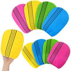 Tatuo Korean exfoliating mitt in green for smooth skin through gentle shower exfoliation