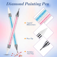 Tatuo rhinestone picker pen with metallic body for durable handling.