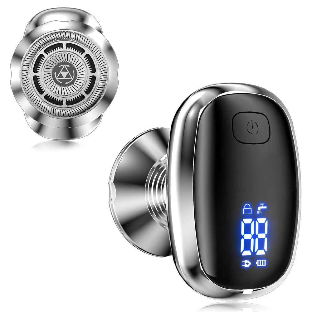 TAYAYO electric razor leg 3-ring blade captures hairs for silky legs.