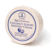 Taylor of Old Bond Street Coconut shaving cream bowl ready for a smooth shave