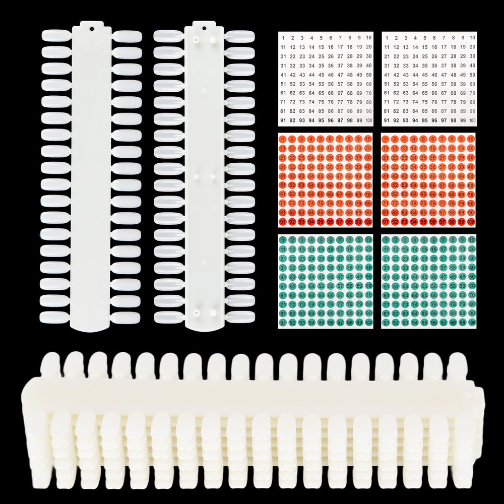 Tbestmax 3-sets 216-tips swatches collection for color testing.
