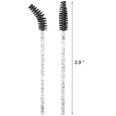Tbestmax crystal black stick spoolie closeup highlights hygienic, precise lash maintenance.