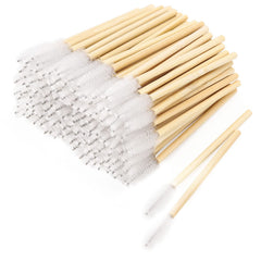 Tbestmax bamboo-stick disposable mascara wand for hygienic application