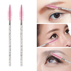 Tbestmax disposable eyelash brush head with soft bristles for gentle, clump-free grooming.