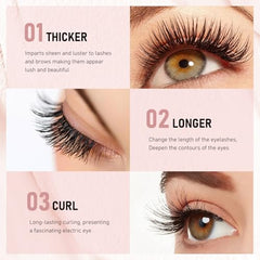 Tbexem Daislashes Serum packaging opened, highlighting herbal formula for gentle lash care.
