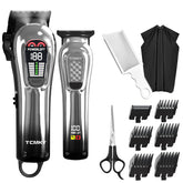TCMKY hair clipper front view shows ergonomic grip for precise cuts