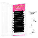 TDANCE Easy Fan Lash Extensions bundle demonstrates ready-to-use volume options for faster sets.