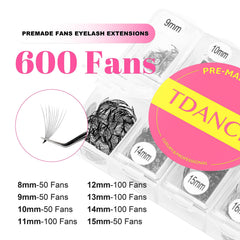 TDANCE premade fan base closeup shows thin base for comfortable wear.
