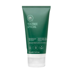 Tea Tree Hair and Scalp Treatment bottle with invigorating mint aroma