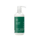 Tea Tree Hair and Scalp Treatment jar closeup showing rich hydration for all hair types.