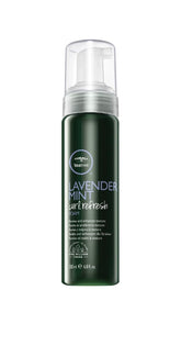 Tea Tree Lavender Mint Curl Refresh Foam bottle refreshes curls between washes with calming aroma