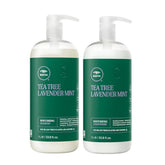 Tea Tree Lavender Mint Shampoo bottle for soothing cleanse and moisture replenishment.