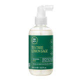 Tea Tree Lemon Sage Thickening Spray bottle front offering lightweight volume for fine hair