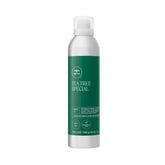 Tea Tree Shave Gel bottle-label highlights refreshing shave and invigorating scent.