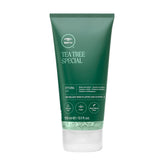 Tea Tree Styling Gel bottle pour shows medium hold for flexible styling.