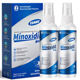 TEADZ Minoxidil bottle closeup showing the growth formula for scalp vitality