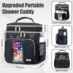 Tealari toiletry bag with large capacity for cosmetics and travel bottles