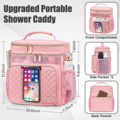 Tealari toiletry bag open top compartments demonstrate organized space for easy access.