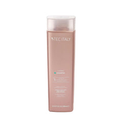 Tec Italy Lumina Purple Shampoo bottle showing violet toning to reduce yellow