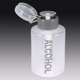Tech-Med dispensador liquidos, botella clara 9 oz, fácil dosificar para uñas y limpieza