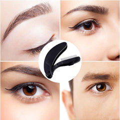 TecUnite folding eyelash comb travel case friendly grooming tool.